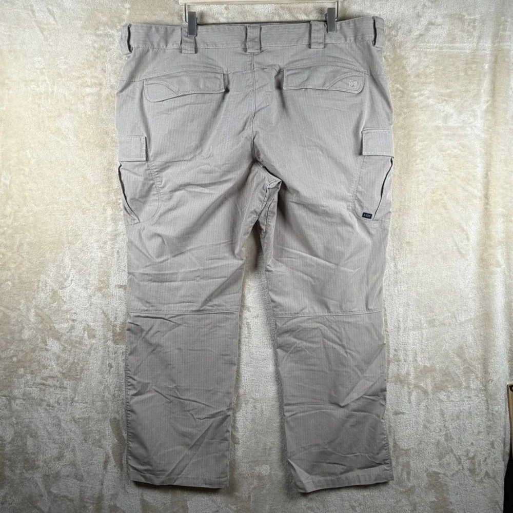 5.11 Tactical Mens 44x30 Khaki Ripstop Cargo Pants Tan Workwear Utility Pockets